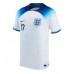 Camiseta Inglaterra Bukayo Saka #17 Primera Equipación Replica Mundial 2022 mangas cortas